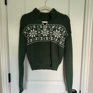 cute quarter zip sweater